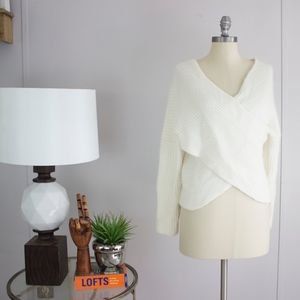 Maje Knitted Wrap Front Jumper